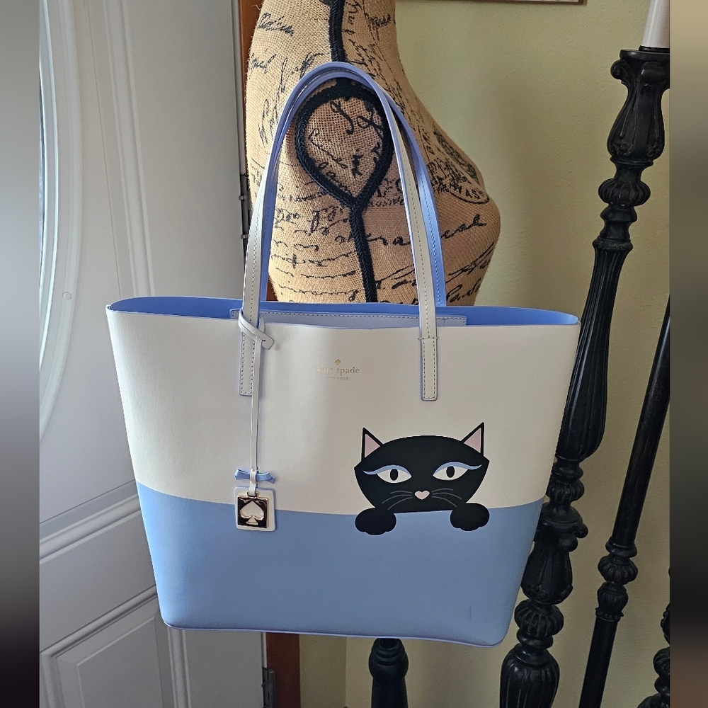 Kate Spade Tote ♠️💙 - Picture 3 of 17